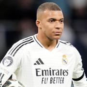 Real Madrid star Kylian Mbappe has been admitted to hospital with acute gastroenteritis (Adam Davy/PA)