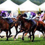 Merchant comes wide under Tom Marquand (John Walton/PA)