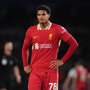 Liverpool’s Jarell Quansah could be moving to Bayer Leverkusen (John Walton/PA)