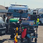 Netflix filming turns heads on the waterfront