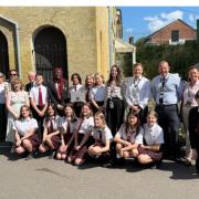 Network Rail awards plaque to Romsey School for safety initiative