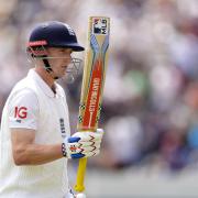 England’s Harry Brook walks after being caught out (Danny Lawson/PA)