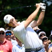 Tommy Fleetwood suffered a late collapse in Connecticut (Jessica Hill/AP)
