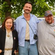MasterChef UK 2023 winner Chariya Khattiyot, Great British Bake Off star Christian de Vries and festival founder Jeremy Gaskin