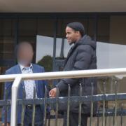 Hudefya Mohamed (right)  fled the police after they spotted him driving his BMW without insurance on the A31 westbound.