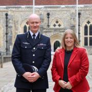 Alexis Boon and PCC Donna Jones. Image: Office of the Police & Crime Commissioner for Hampshire & Isle of Wight