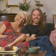 Hannah Waddingham and Tim Minchin on Channel 4’s Celebrity Gogglebox (Channel 4/Studio Lambert/PA)