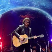 Jeff Lynne of Jeff Lynne’s ELO performing live on The Pyramid Stage at the Glastonbury Festival (Yui Mok/PA)