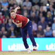 Liam Dawson bowling in a T20 international against West Indies last month (Andrew Matthews/PA)