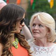 Kate Beckinsale with her mother Judy Loe (Joe Giddens/PA)