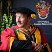 Tenor Russell Watson has been awarded an honorary degree by the University of Greater Manchester (Adrian Greenhalgh/PA)