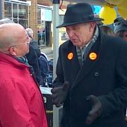 Vince Cable in Eastleigh today