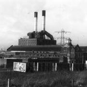 Southampton Power Station which stood in Western Esplanade. The building was torn down in the 1970s.