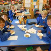 File image of pupils at Alderbury and West Grimstead Primary School