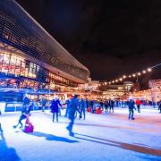 A previous ice rink at Westquay shopping centre.