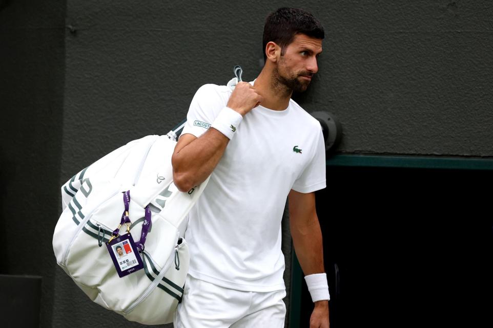 Novak Djokovic arrives at Wimbledon as rehabilitation continues | Daily ...