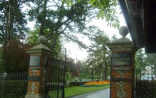 The entrance to Magdalen Hill Cemetery