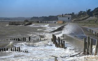 Rough sea at Lepe