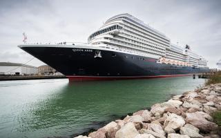 Cunard's Queen Anne in Southampton