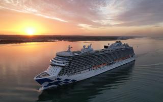 The Sky Princess will return to Southampton tomorrow.