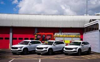 The new Škoda Kodiaq for the Hampshire and Isle of Wight Fire and Rescue Service