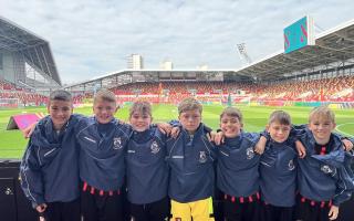 Ringwood Junior School's eight-man football squad made it to the Premier League Primary Stars national finals