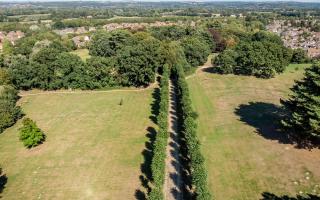 Dog walkers have been issued a warning after ‘large pellets’ were dropped in Hatch Grange, West End