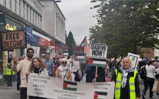 Palestine Solidarity Campaign mark national day of action in Southampton