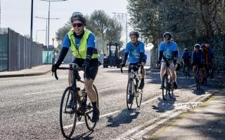 A team of nearly 30 scientists and engineers cycled 260 miles between Southampton and Liverpool