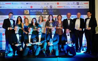 Winners celebrate at the UK Solent Awards