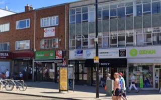 The development, submitted by Manor Properties Limited, will convert the first and second floors of the building into two residential flats