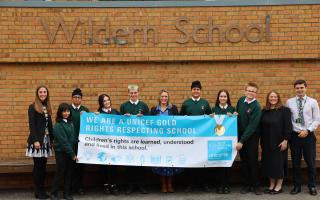 Wildern School in Hedge End awarded UNICEF gold award