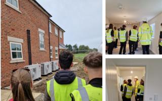 New Forest District Council (NFDC) has given students from Brockenhurst College a tour of Moore Close