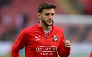 Southampton's Adam Lallana during the Premier League match between Southampton and Everton at St Mary's Stadium. Photo by Stuart Martin.