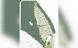 Plans for the development in Allbrook