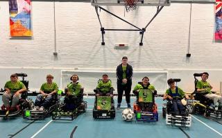 Solent Powerchair Football Club. Image: Solent Powerchair Football Club