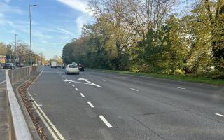 The section of Millbrook Road West where a bus lane is set to be introduced