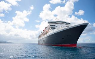 The Queen Mary 2, the world’s only ocean liner, at sea