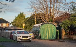 Two teenagers have been arrested on suspicion of murder after a man was stabbed in Netley