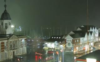“Wild” winds are battering Southampton in Storm Eowyn