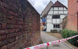 Fire crews at St John's House