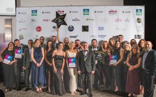 Winners and guests from at the Hospitality Awards