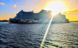 Daily Echo Camera Club member Paul Lipscombe took this photo of Aqua leaving Southampton.