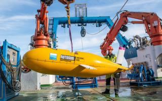 NOC’s Autosub Long Range (ALR) autonomous underwater vehicle (AUV).