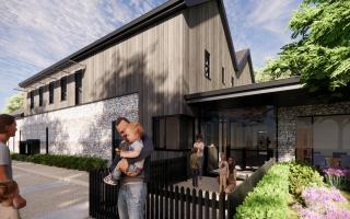 CGI images of the proposed new nursery just outside Romsey