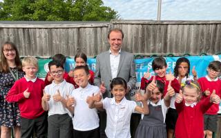 Young campaigners at Southampton school welcome visit from MP