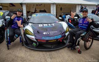 Paul Fullick (left) and Aaron Morgan (right) prove resilience with standout Britcar race