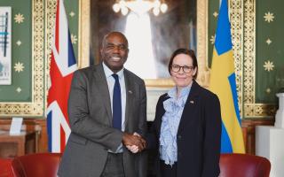 Foreign Secretary David Lammy meeting with Swedish Minister for Foreign Affairs, Maria Malmer Stenergard earlier this month.