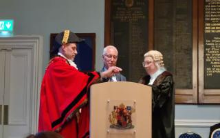 Romsey Town Mayor Russell Theron with Romsey Town Deputy Mayor, Colin Burgess
