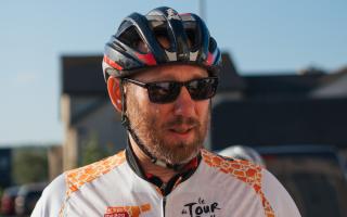 Royal Navy submariner completes 300-mile ride for cancer awareness